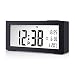 Produktbild Goldfox® Premium Klavierlack LCD Digital Wecker Uhr mit Datum Temperatur Kalender Snooze Nachtlicht Anzeige