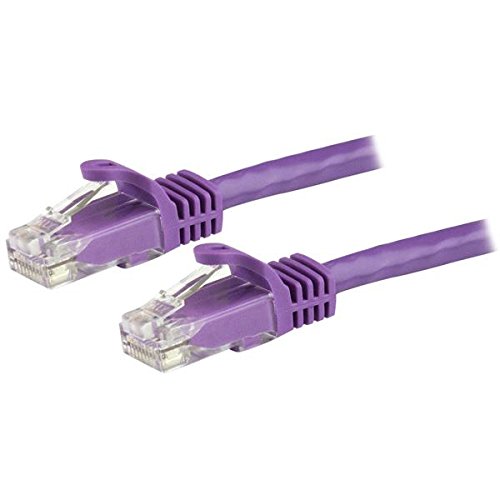 Preisvergleich Produktbild StarTech N6PATC1MPL Cat6 Snagless RJ45 Ethernet Netzwerkkabel, 1 m Lila
