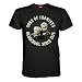 Produktbild King of Merch Herren T-Shirt - Waldorf Statler Sons of Ironists Muppet Show Tier Fozzie Bär Pepper Kermit der Frosch Miss Piggy Gonzo Scooter Rizzo Sam Jim Henson Sesamstrasse Foo-Foo Schwarz S