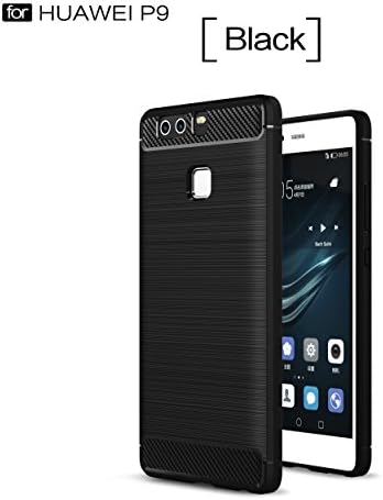 Huawei P9 case,Dekaro TPU Ultra-thin shockproof drop Super soft case cover for Huawei P9(Black)