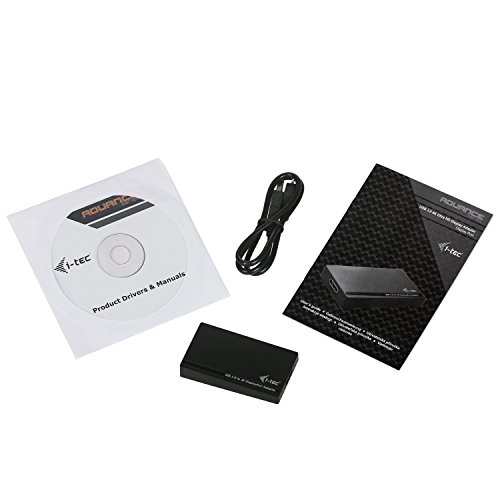 i-tec USB 3.0 4K Ultra HD Display Adapter – 1x Display Port 4K Ultra HD 3840×2160 px, Externe Monitor Grafikkarte - 6