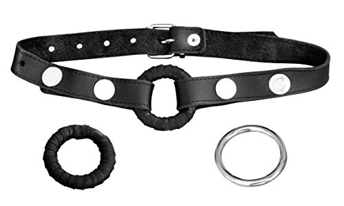 Preisvergleich Produktbild XXdreamSToys Leder-Latex-Metall-Ringknebel