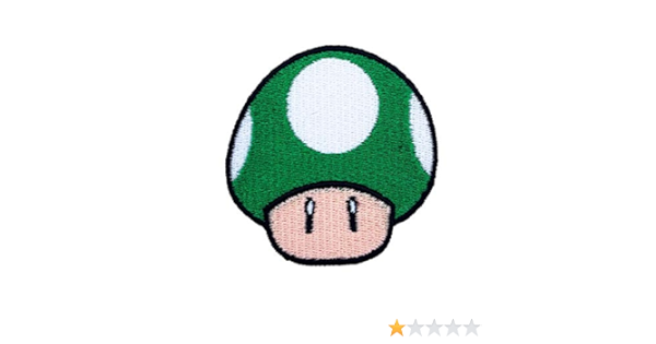 Green Mushroom Patch 1up Embroidered Iron On Badge Applique Costume Cosplay Mario Kart Snes Mario World Super Mario Brothers Mario Allstars By Premier Patches Amazon De Kuche Haushalt Wohnen