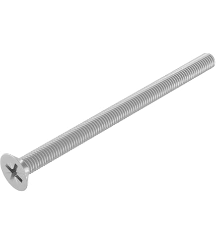 Vis métaux Tête fraisée TF Pozi 2 M4X8 Acier zingué blanc-500 pièces