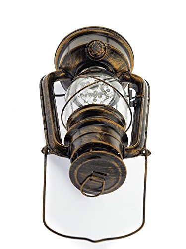 Dimmbare LED Lampe im Öl-lampen-Design Nostalgie, Retro, Sturmlaterne - 5
