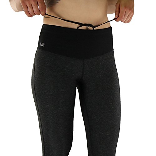 Sport-Leggings Damen 3 4 mit Hüfttasche für Handy Laufhose capri dreiviertel 3/4 Fitness Sport tights schwarz muster yoga hose sporthose jogging farbig dreiviertel 3/4 lang von Formbelt - 7