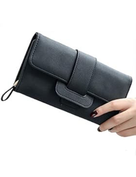 Damen Geldtasche Freizeit Handtasche Kunstleder Clutch Frauen Mädchen Geldbörse Geldbeutel Kartentasche Kredit...