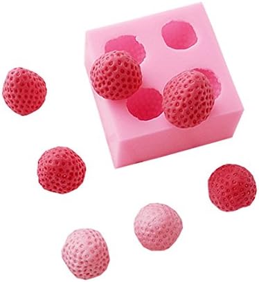 Suzhou Lofter Info Strawberry Fragrance Cake Soap Molds Silicone Candle Fondant 3D Cake DIY Party Mould Baby Birthday