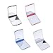 Anself Mini Portable Folding Compact Hand Cosmetic Make Up Pocket Mirror with 8 LED Light for Women Girls Lady