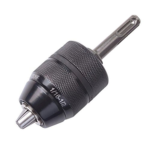 Yakamoz 2-13mm Professional Heavy Duty 1/2-20 UNF Quick Change Keyless Drill Chuck Tool with 1/2 SDS Adaptor