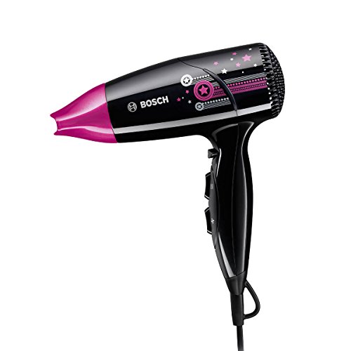 Bosch PHD2511 Haartrockner StarShine 1800 Watt, schwarz mit Sterne Dekor - 3