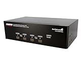  StarTech.com SV431DDVDUA - 4 Port DVI VGA Dual Monitor KVM Switch USB with Audio & USB 2.0 Hub