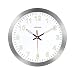 Produktbild VORCOOL 30,5 cm phosphoreszierende Wanduhr Silent Bewegung Rund Quarz Uhr Home Küche Büro Dekoration (Silber)