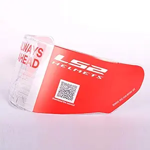 LS2_Helmets Anti-Scratch FF320/FF328/FF353 Stream or Rapid Motorcycle Helmet Visor Face Shield (Clear)