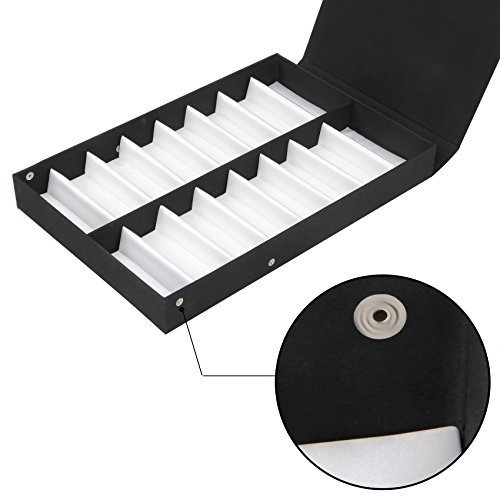 Amzdeal Brillenständer Brillen Display Brillenhalter für 16 Brillen Schwarz - 7