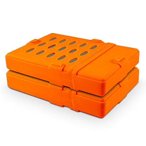 FANTEC Silikonschutzhülle ( Protection Sleeve für 8,89cm (3,5 Zoll) Festplatten, absorbiert Gerätevibrationen, dämpft Stöße und Erschütterungen) orange - 3