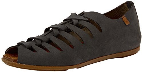 El Naturalista S.A Nd52 Pleasant Stella Sandalias con punta abierta, Mujer, Negro (Black), 42 EU (9 UK)