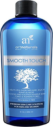 Art Naturals Smooth Touch Ingrown Hair Removal Serum - Best for Razor Burns, Unsightly Bumps & Redness from Shaving or Waxing - For Men, Women, Face, Body & Bikini Lines - More Effective then Tweezers