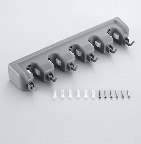 Joyoldelf Colgador y Organizador de pared con 5 posiciones 6 ganchos