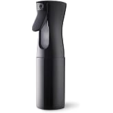 Uervoton Spray Bottle Water Hairdressing Fine Mist Spray Continuous Spray | Refillable with Manual Trigger | For Curly Hair,