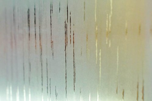 HALB-KASSETTEN DUSCHROLLO PEVA 140×240 cm DUSCHVORHANG NEU! MODELL MILKY DROPS! 140 BREIT 240 HOCH! SHOWER ROLLO CURTAIN! - 5