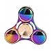 Produktbild Hand Spinner Spielzeug - Regenbogen Metall Schnelle Geschwindigkeit Tri-Spinner Fidget Spielzeug für Stress und Angst Relief - EDC Office Spielzeug (B)