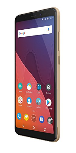 Wiko View 14,47 cm (5,7 Zoll) Smartphone (13MP Kamera, 32 GB internen Speicher, 3GB RAM, Dual-SIM, Fingerprint, Android 7.1 Nougat) gold