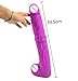 Produktbild Pure two-layer-silikon dildo weich außen und fest in penis mit starkem sauger real dong penis replik, 39.5 'langer Ø5.6 '(haut)-A