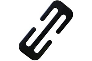 Msagkah Ajustador de Cinturón de Seguridad de Coche, Hebilla de Cinturón de Seguridad de Metal, Elimina la Tensión del Cuello para Adultos, Niños, Embarazadas, Gordos (Negro-1Pieza)