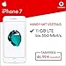 Produktbild Apple iPhone 7 (Silber) mit 32 GB internem Speicher, Vodafone Smart XL inkl. 11GB Highspeed Volumen mit Max 500 Mbits, inkl. Telefonie- und SMS Flat, EU-Roaming, 24 Monate min. Laufzeit, mtl.