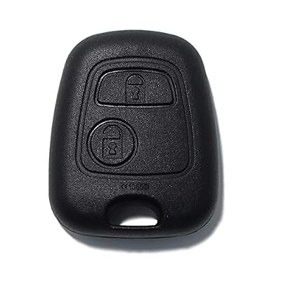LAGE Clé de Rechange avec vis télécommande 2 Boutons pour Citroën C1 C2 C3 C4 C5 Xsara Picasso Saxo Berlingo Toyota Aygo Peugeot 103 106 107 206 207 208 306 307 308 406 407 508 806 1007 Noir