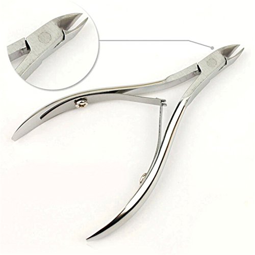 Perfect Summer 1pcs Stainless Steel Cuticle Nipper Cutter Nail Tool for Trim Dead Skin Clipper Scissor Manicure