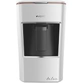 telve Ar&ccedil;elik 3300 Beyaz Mini T&uuml;rk Kahve Makinesi, Beyaz