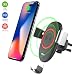 Produktbild idmix Qi Ladestation Wireless Charger Car Holder Auto Handyhalterung Lüftung Qi Kfz-Ladegerät-Halterung Auto Handyhalterung 10W