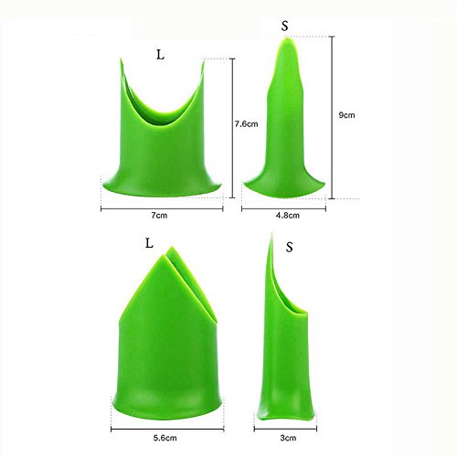 seguryy 2/Set Chili Tomate corers Obst Gemüse Pepperoni Trenner Gerät – - 4