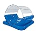 Produktbild DMGF Riesiges Aufblasbares Familien-Pool-Floss mit Griffen/Schnelle Ventile Portable Sommer-Im Freienstrand-Party-Aufenthaltsraum-Drifter-Matte 107 * 77 Zoll-Blau