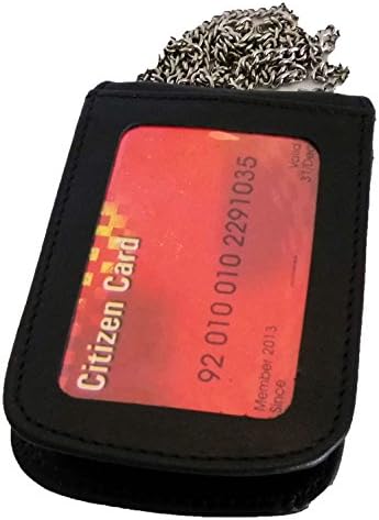 Leather ID Holder on Neck Chain