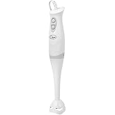 Quest 35090 Handheld Stick Blender / 2 Speed Settings/Detachable Easy Clean Stick/Ergonomic Grip/Hanging Loop for Storage / 2