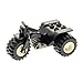 Produktbild 1 x Lego System Motorrad Trike schwarz alt-dunkel grau Rad Felge weiss Chassis Fahrzeug Bike Tricycle 30187c01