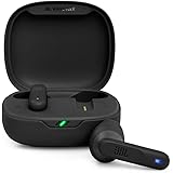 JBL Wave Flex Auricolari Wireless In-Ear Bluetooth, Waterproof IP54 e Antipolvere IPX2, Deep Bass Sound, Tecnologia TalkThru 