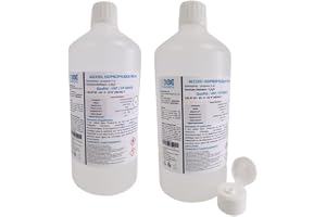 2x1L ISOPROPYLALKOHOL 99,9% Extra ren - Ursprung FRANKRIKE GARANTERAD Isopropanol, Perfekt som lösningsmedel, rengöringsmedel och avfettningsmedel (2L)