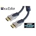 Produktbild Home-Cinema 77477-MHQ Professional HDMI hochwertiges Anschlusskabel 7,5m chrom/blau