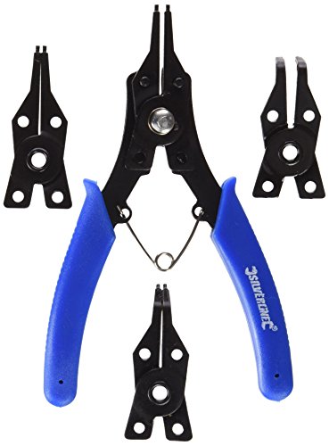 Silverline 868868 Sicherungsring-Zange, 5-tlg. Satz 160 mm - 2