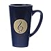 Produktbild Kaffeetasse Hoch Notenschlüssel in Goldkreis Blau