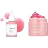 medicube Duo for Pink, Plump and Soft Skin: Serum With Pink Peptide Salmon Dna Pdrn, Collagen Gelatin Cream
