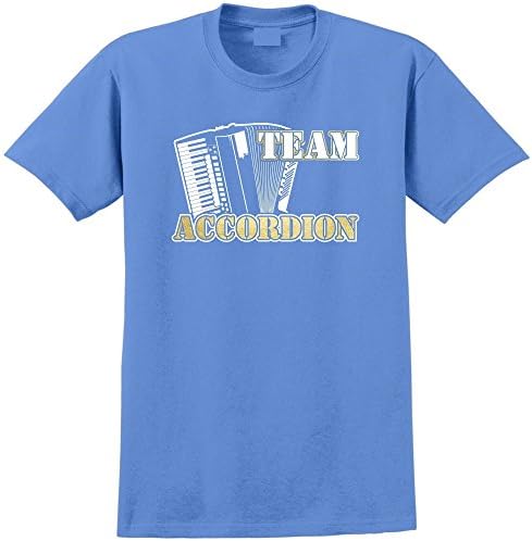 MusicaliTee Accordion Team - Carolina Blue T Shirt Chest 48 2XL