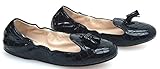 prada ballerinas spitz  Prada Woman Ballerina Flat Classic Shoes PATENT Leather Code 3S5555 38 Nero - Black