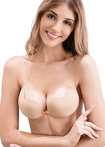 BH rückenfrei - Oslim trägerlos unsichtbar klebe bh Push-up selbstklebend