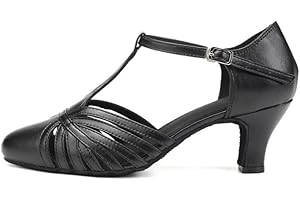 RUYBOZRY Women Closed Toe Ballroom Dance Shoes Latin Salsa Tango Performence Dancing Shoes,YCL259