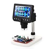 microscopio para soldar celulares La batería recargable de ion de litio incorporada de alta resolución y alta definición proporciona un tiempo de trabajo independiente de 6-7 rs.